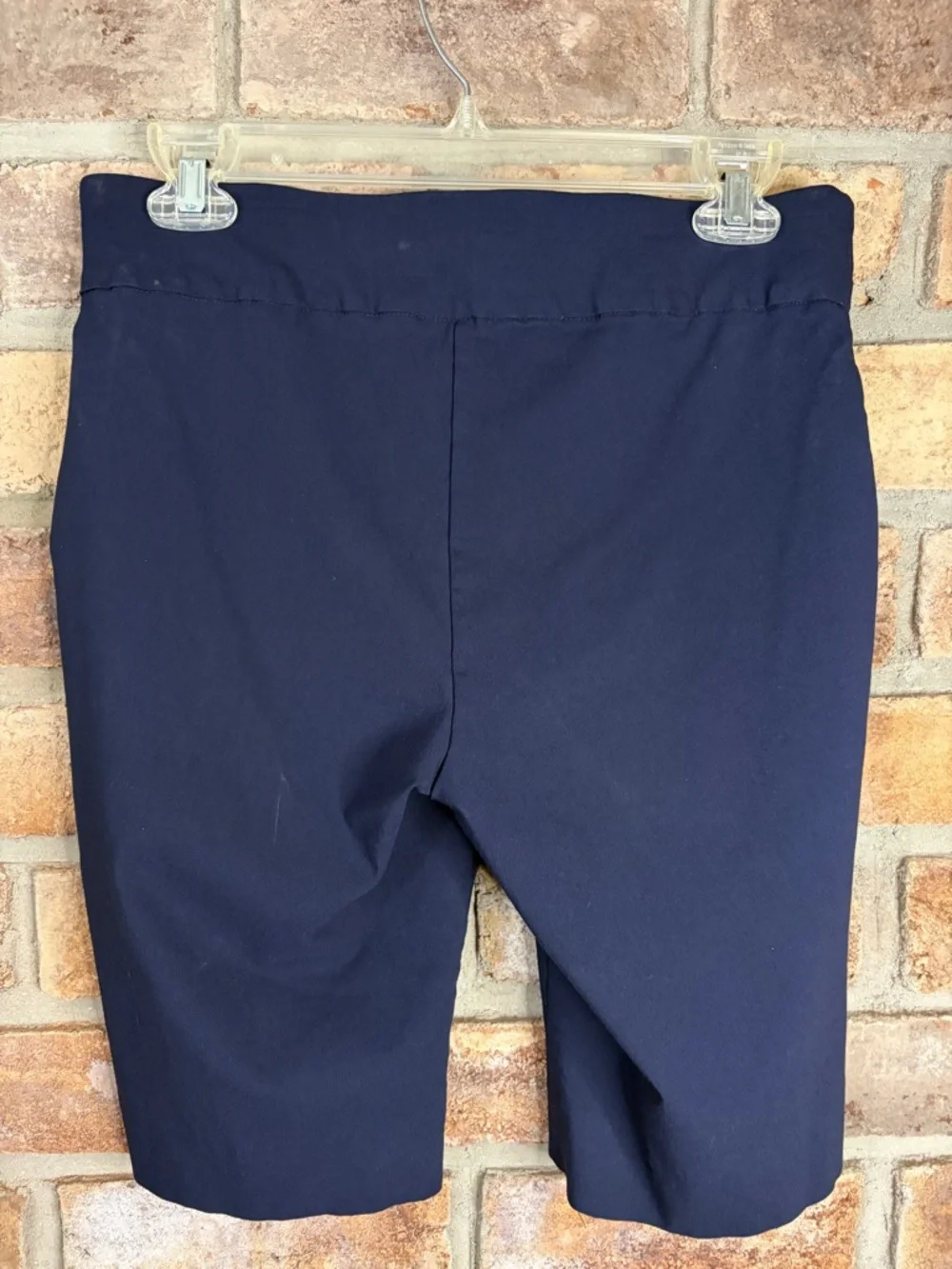 Zac & Rachel Navy Ponte Stretch Shorts 154
